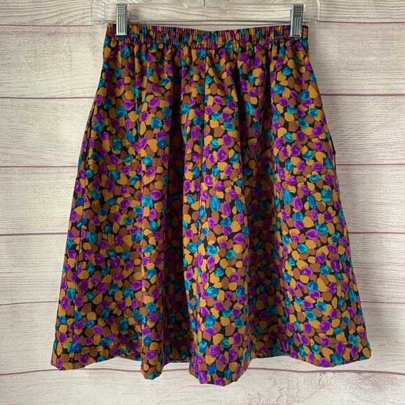 Vintage Pop-O Skirt with Pockets and Elastic Waistband Size Medium - Picture 1 of 14
